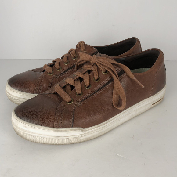 SALVIA Shoes - SALVIA Shoes Women's Sz 40 EU 9 US Brown Leather Lace Up Comfort Sneakers